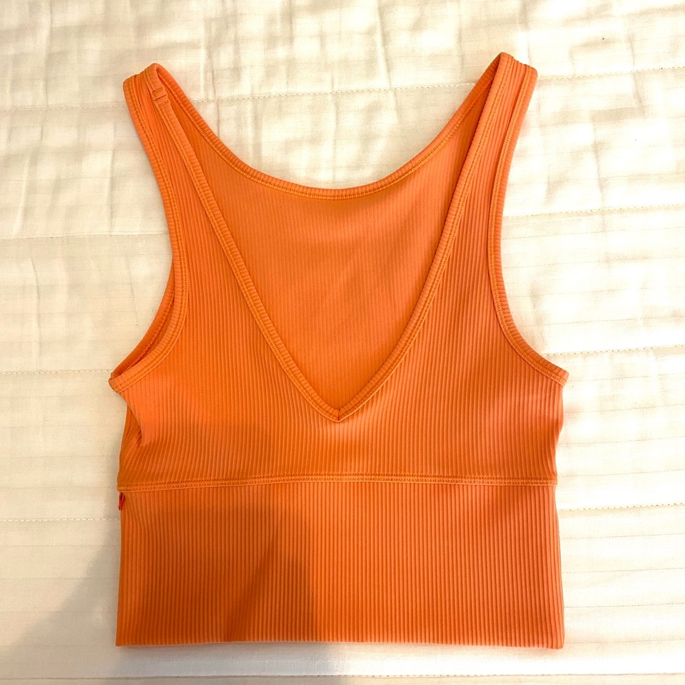 lululemon athletica Orange Tank Top